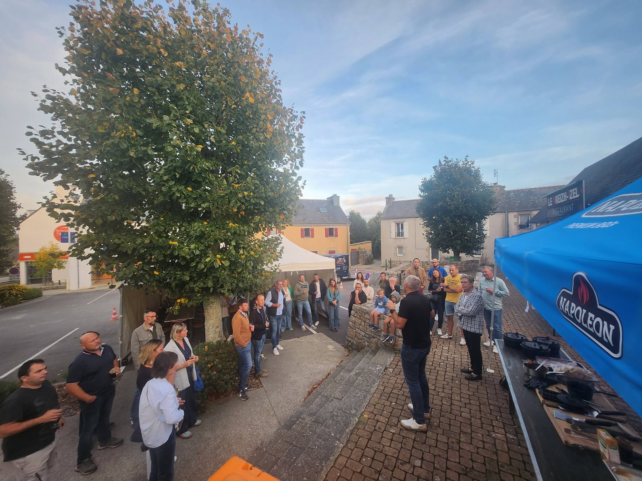 Première soirée barbecue de l’UCELP à Locmaria-Plouzané