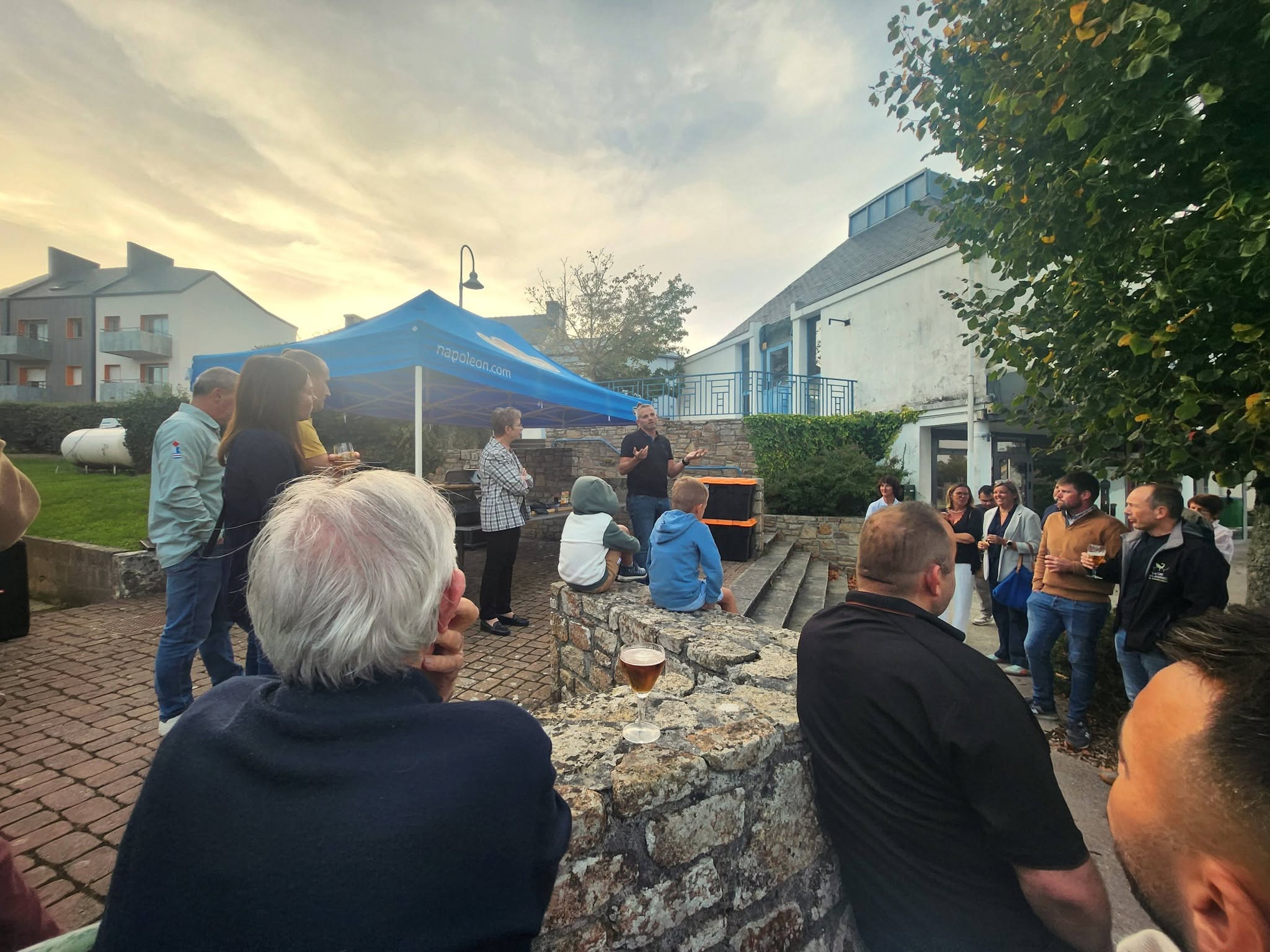 Première soirée barbecue de l’UCELP à Locmaria-Plouzané